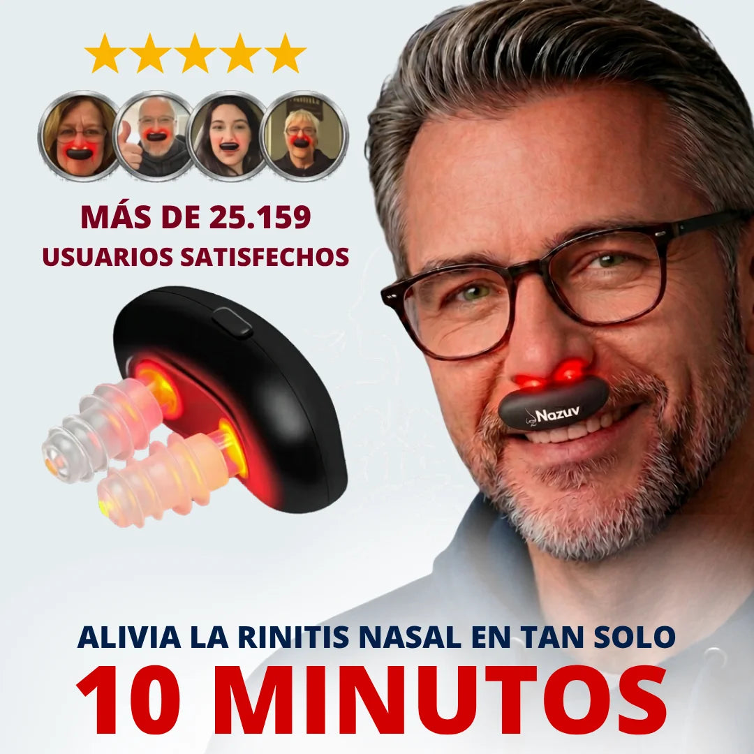 NAZUV Terapia Nasal de Luz Roja