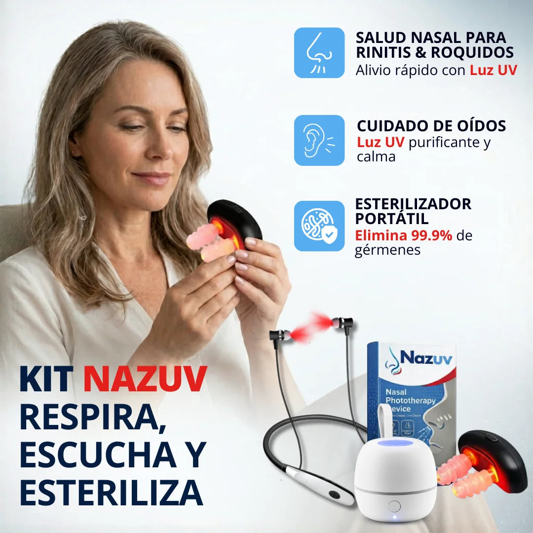 NAZUV Dispositivo de fototerapia con luz roja