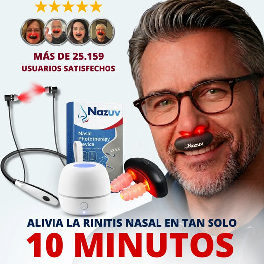 NAZUV Dispositivo de fototerapia con luz roja