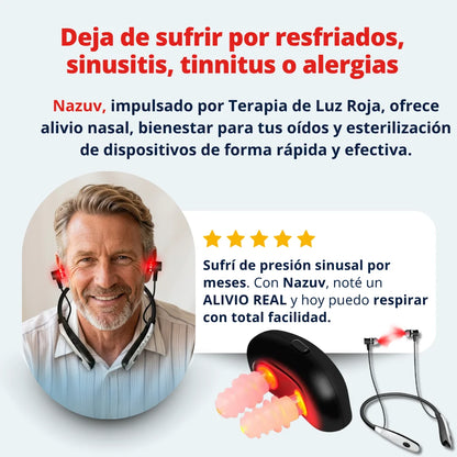 NAZUV Dispositivo de fototerapia con luz roja