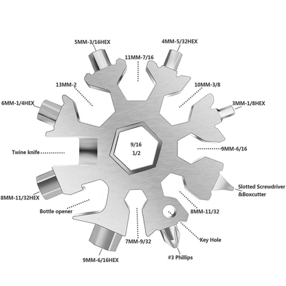 8-in-1 Snowflake Tool
